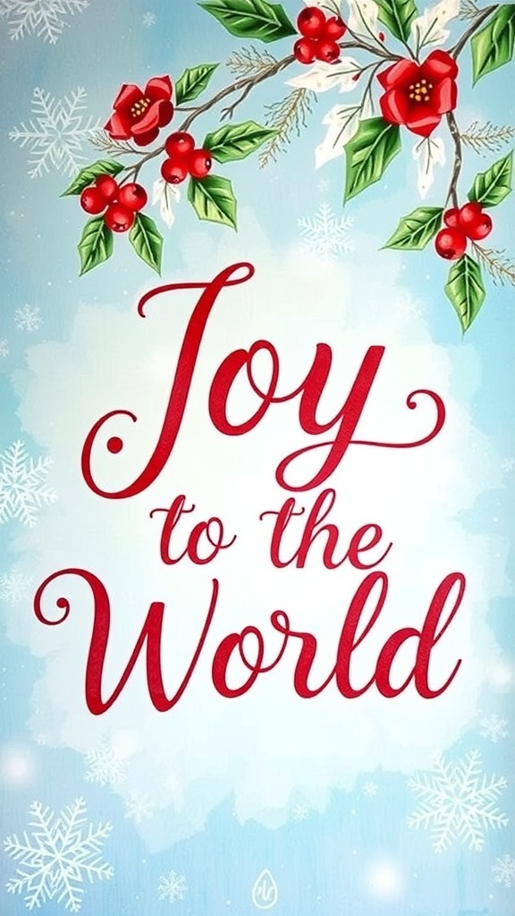 A Christmas quote painting with 